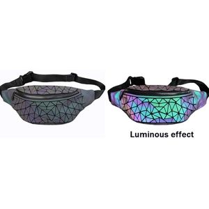 Geometric Luminous Fanny Pack